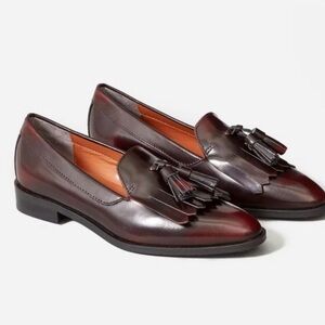 Everlane Brown Leather Loafers Slip-Ons